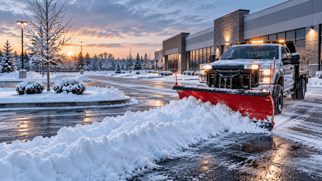 Building a Snow and Ice Management Plan for a Commercial Property